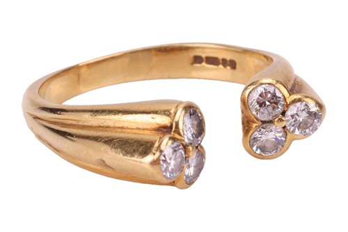 Lot 164 - Kutchinsky - a diamond-set open ring in 18ct...
