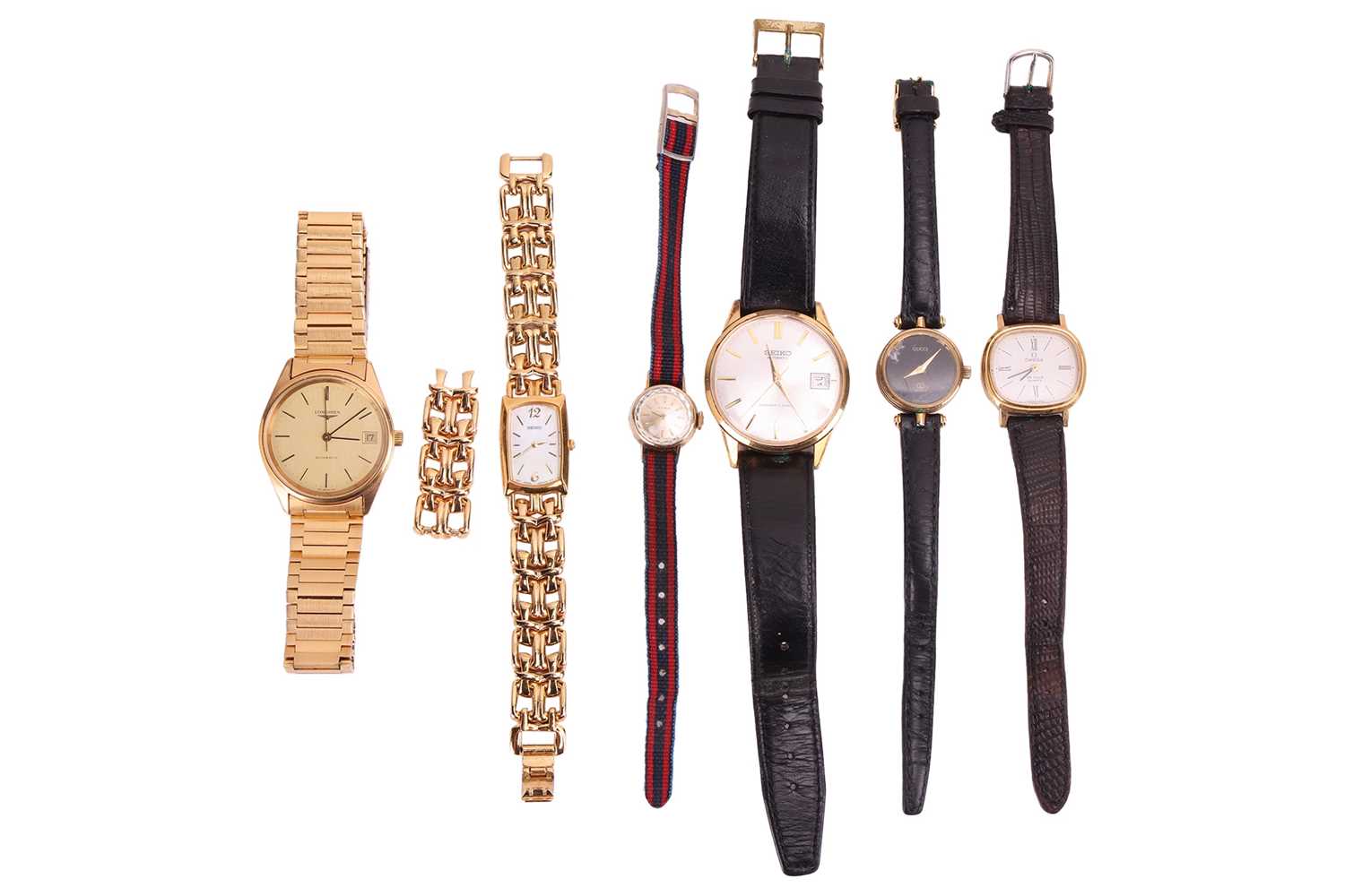 Lot 105 - A group of watches; comprising a Longines...