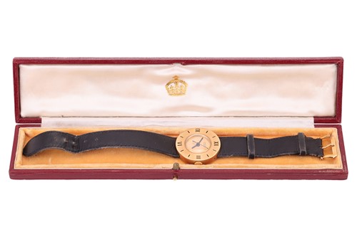 Lot 305 - Van Cleef & Arpels Coin-style dress watch...