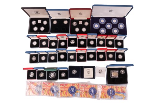 Lot 100 - A set of 1985 Twelve Parishes of Jersey silver...