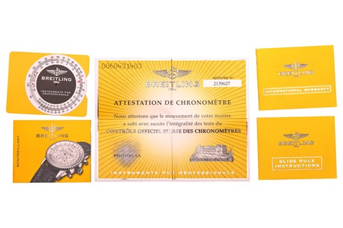 Lot 268 - Breitling Navitimer Montbrilliant Reference:...