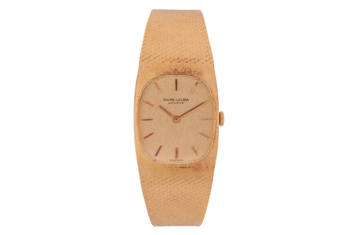 Lot 256 - Favre-Leuba 18ct Gold Wrist Watch Serial:...