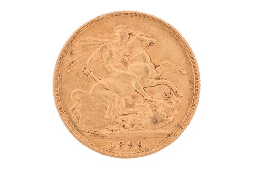 Lot 2 - A Queen Victorian full sovereign, dated 1899,...