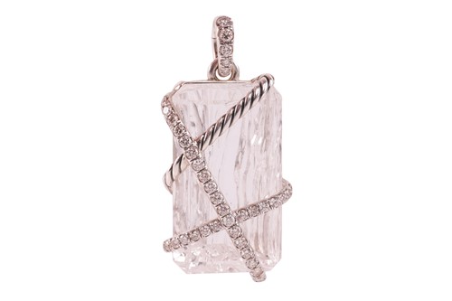 Lot 5 - A David Yurman 'Cable Wrap' pendant,...