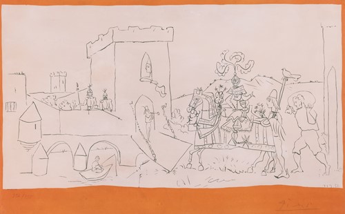 Lot 8 - Pablo Picasso (Spanish 1881-1973) The Arrival...