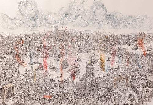 Lot 12 - Chris Orr (British b.1943) On the road to...