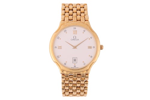 Lot 267 - Omega 18ct Gold De Ville Wristwatch Reference:...
