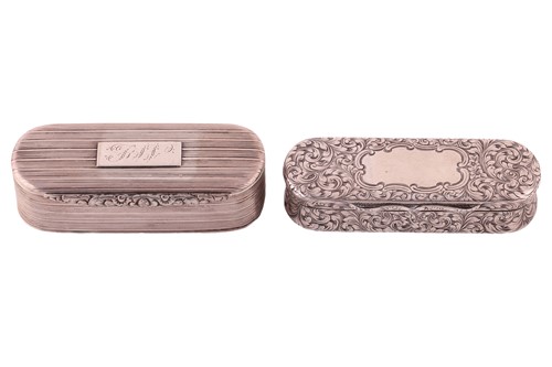 Lot 339 - A Victorian silver snuff box/toothpick case by...