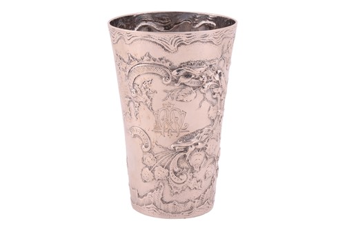 Lot 334 - A Belgian Art Nouveau beaker by Philippe...