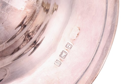 Lot 153 - A collection of bonbon dishes, a silver cream...