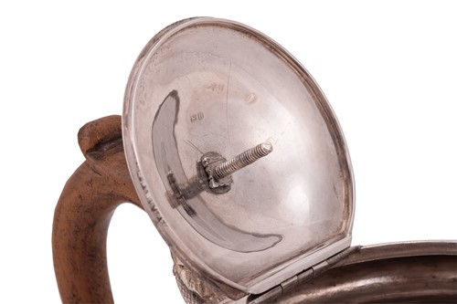 Lot 59 - A George III/ William IV silver harlequin tea...