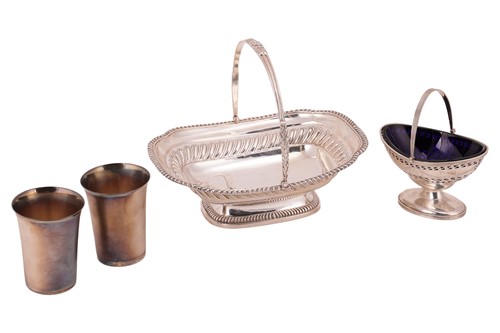 Lot 54 - An Edwardian silver cake basket, of...