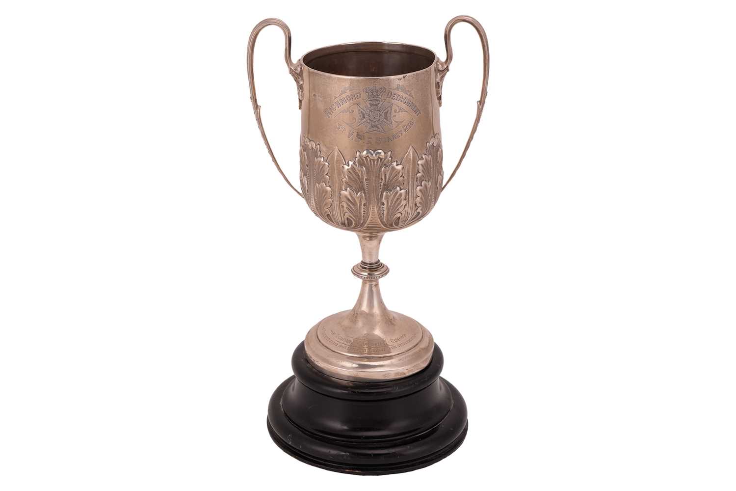 Lot 142 - A silver East Surrey Regimental Richmond...