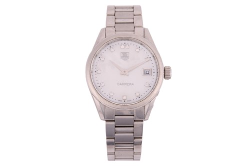 Lot 272 - TAG Heuer Lady’s Diamond-set Carrera Reference:...