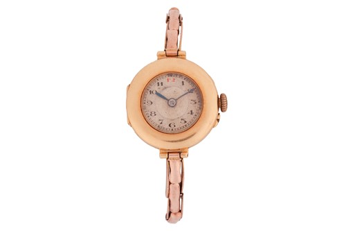 Lot 274 - An 18ct Gold Wristwatch Serial: 42753 Bezel:...