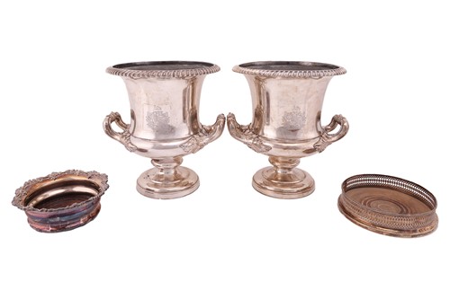 Lot 331 - A pair of Victorian "Old Sheffield Plate"...