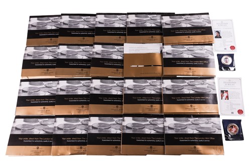 Lot 102 - A large group of commemorative coin sets, to...