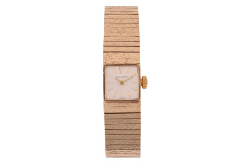 Lot 284 - Jean Renet 9ct Gold Wrist Watch Reference: 2F...