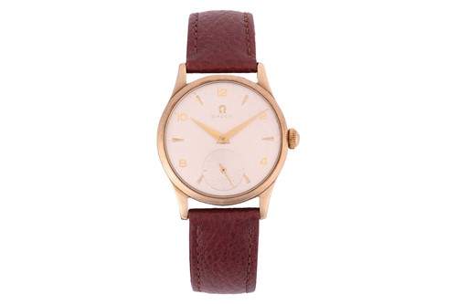 Lot 275 - Omega 9ct Gold Dennison Wristwatch Reference:...
