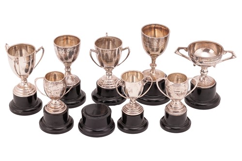 Lot 121 - Of Golf Interest - seven silver Golf cups...