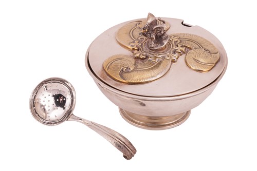Lot 299 - Asprey & Co. - a silver sugar bowl, cover and...