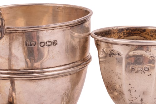 Lot 150 - A pair of silver taste vin, of traditional...
