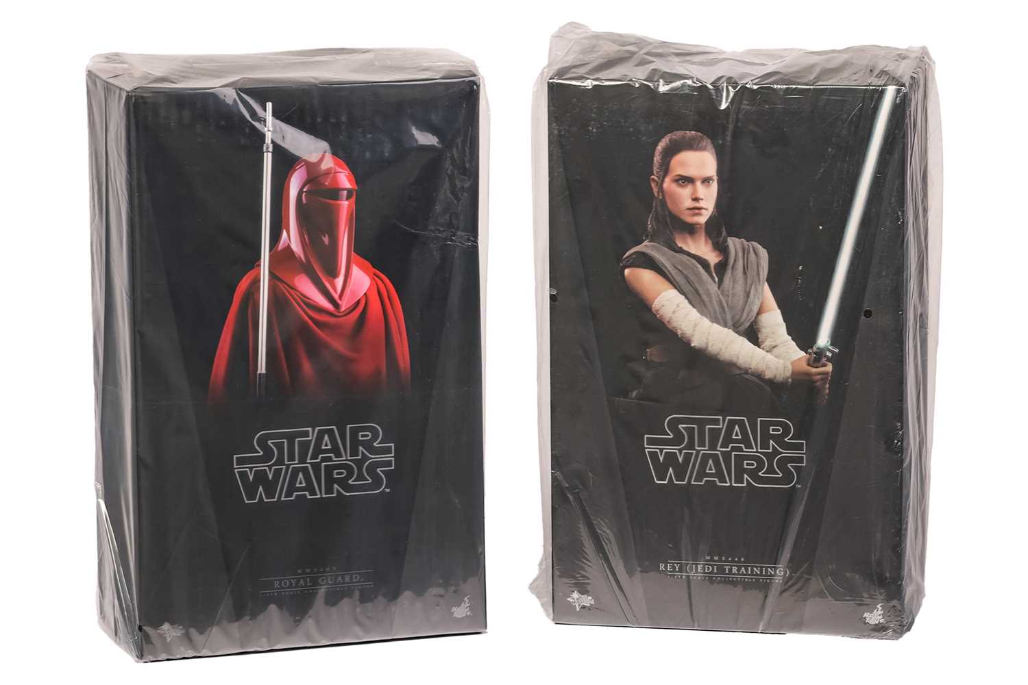Lot 74 - A Star Wars Hot Toys Rey (Jedi Training) 1:6...