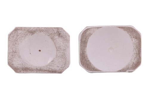 Lot 246 - A pair of South Staffordshire enamelled opaque...