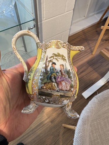 Lot 146 - A Continental porcelain cabaret set, 19th...