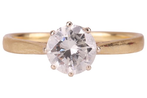 Lot 132 - A diamond solitaire ring of approximately...