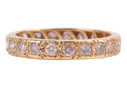 Lot 6 - A diamond-set full eternity ring, set with...