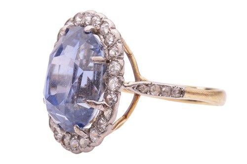 Lot 237 - An unheated Ceylon colour-change sapphire and...