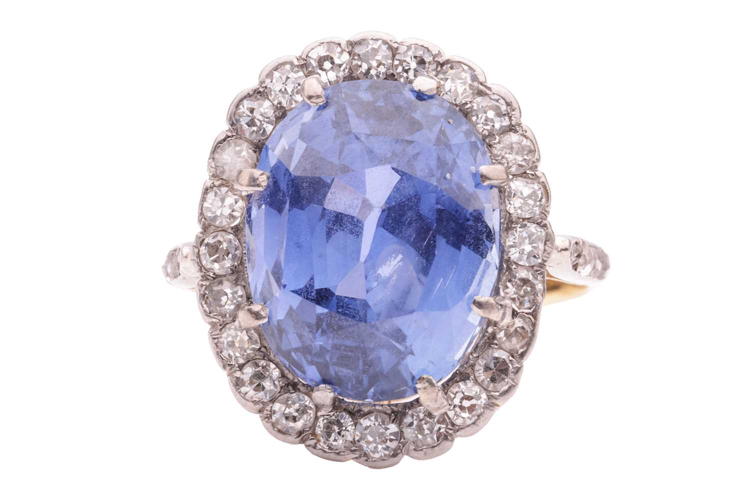 Lot 237 - An unheated Ceylon colour-change sapphire and...