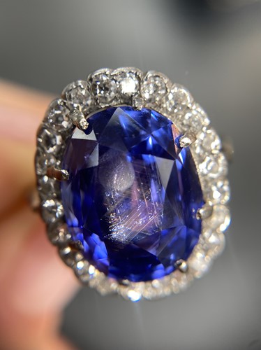 Lot 237 - An unheated Ceylon colour-change sapphire and...