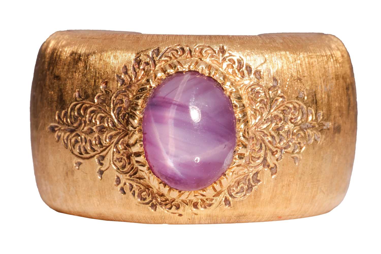 Lot 228 - Buccellati - a star ruby dress ring, circa...