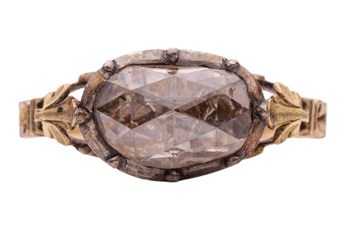 Lot 38 - A Georgian diamond solitaire ring, featuring...