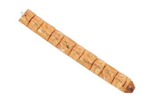 Lot 99 - A Finnish abstract bracelet 'Golden River' by...