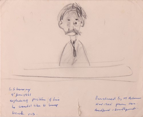 Lot 40 - Laurence Stephen Lowry (Brtish 1887-1976) Head...