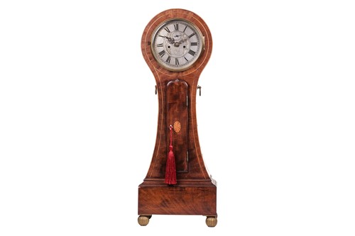 Lot 152 - A Regency and later 8-day, satinwood strung...