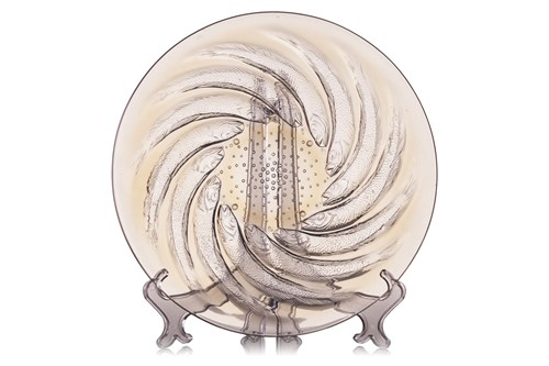 Lot 245 - Rene Lalique (1860-1945), a Poissons pattern...