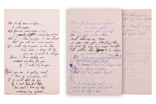 Lot 2 - Peter Green: A second set of Handwritten...