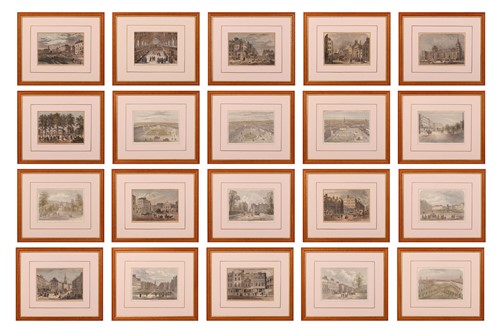 Lot 21 - A group of twenty London architectural and...