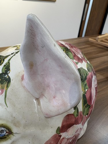 Lot 166 - Wemyss, a large seated pottery pig, first half...