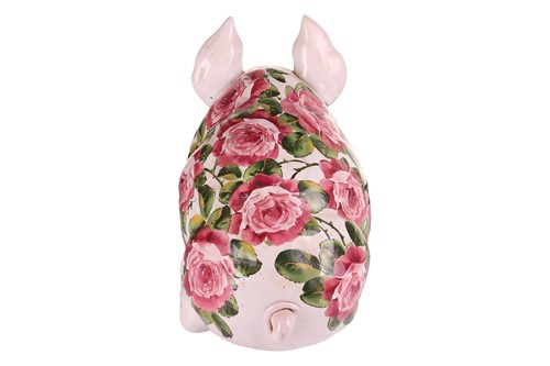 Lot 166 - Wemyss, a large seated pottery pig, first half...
