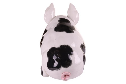 Lot 187 - Wemyss pottery; a large black and white...