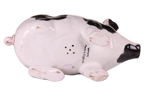 Lot 187 - Wemyss pottery; a large black and white...
