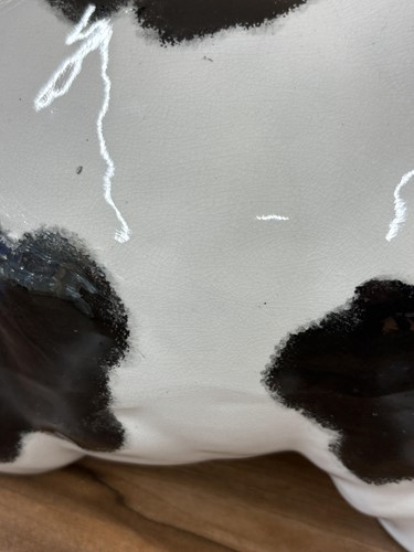 Lot 187 - Wemyss pottery; a large black and white...