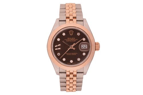 Lot 250 - Rolex Lady Oyster Perpetual Datejust Reference:...