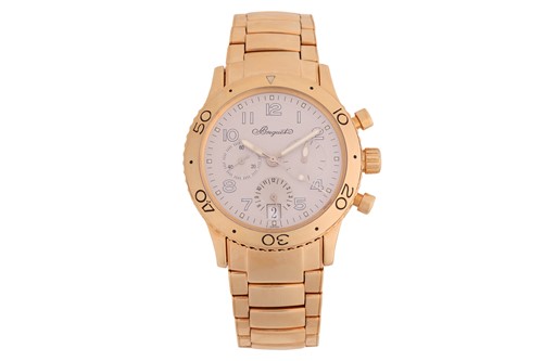 Lot 258 - Breguet 18ct Gold Type XX Transatlantique...