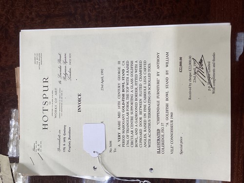 Lot 103 - Attributed to William Vile & John Cobb: an...